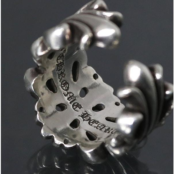 CHROME HEARTS 銀座店 クロムハーツ ダブルフローラルクロス リング