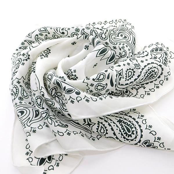 CHROME HEARTS 銀座店 クロムハーツ ペイズリー バンダナ シルク