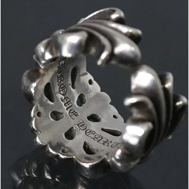 クロムハーツ　ダブルフローラルクロスリング　銀座店購入品 CHROME HEARTS 銀座店 クロムハーツ ダブルフローラルクロス リング
