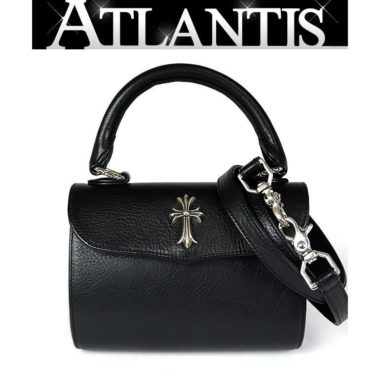 CHROME HEARTS 新宿店 クロムハーツ DOG ADAMS ドッグアダムス スモール CHクロス 2WAY ハンドバッグ レザー SV925 白 30759 Chrome Hearts - CHROME HEARTS 新宿店 クロムハーツ DOG ADAMS ドッグ