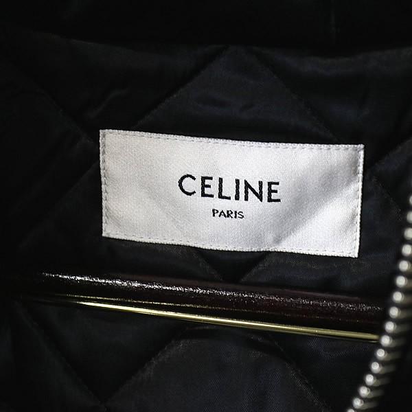 CELINE 銀座店 セリーヌ ロゴ フード付き ボンバージャケット 048S