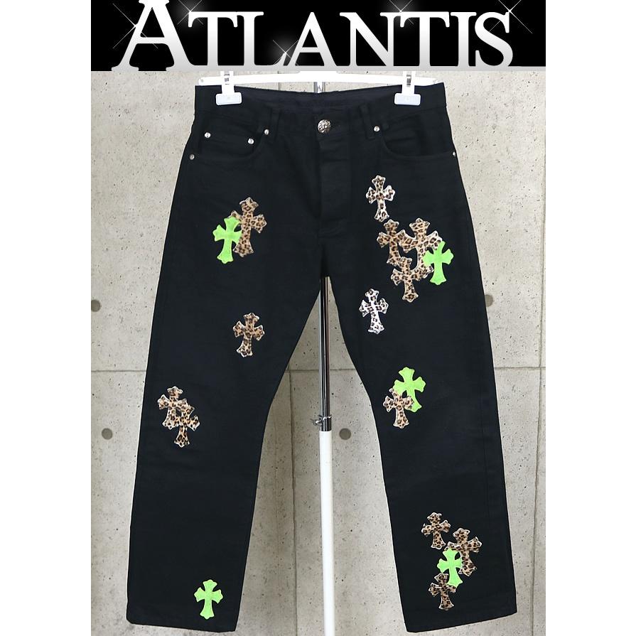 CHROME HEARTS 銀座店 クロムハーツ クロスパッチ付き デニムパンツ