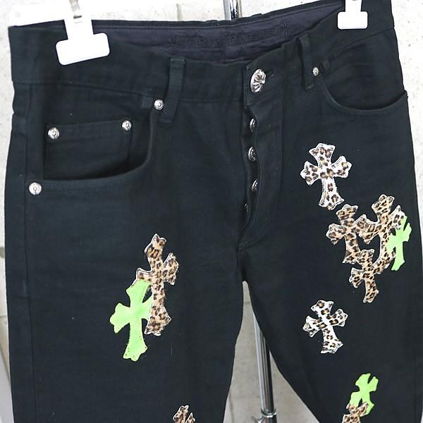 CHROME HEARTS 銀座店 クロムハーツ クロスパッチ付き デニムパンツ