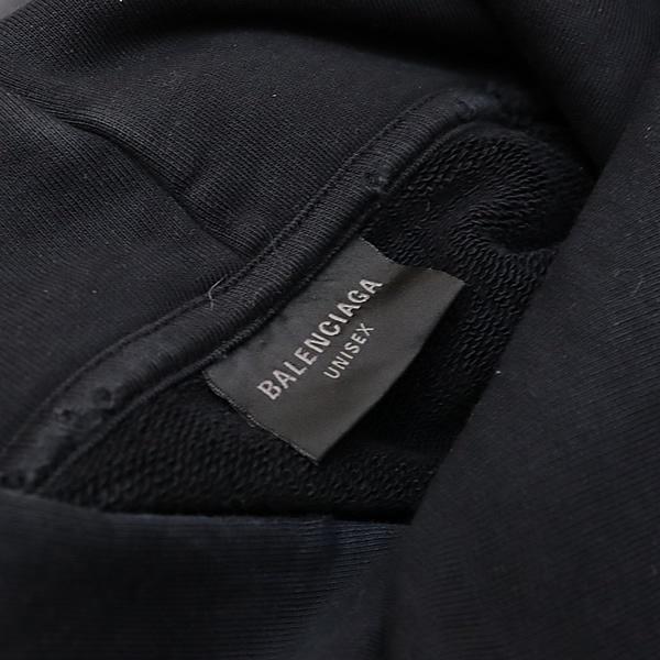 BALENCIAGA 新宿店 バレンシアガ 25SS ロゴ パーカー メンズ size:M 黒