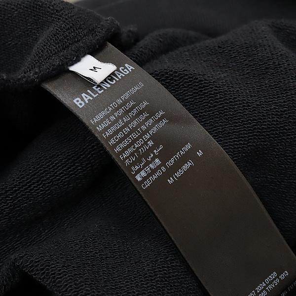 BALENCIAGA 新宿店 バレンシアガ 25SS ロゴ パーカー メンズ size:M 黒