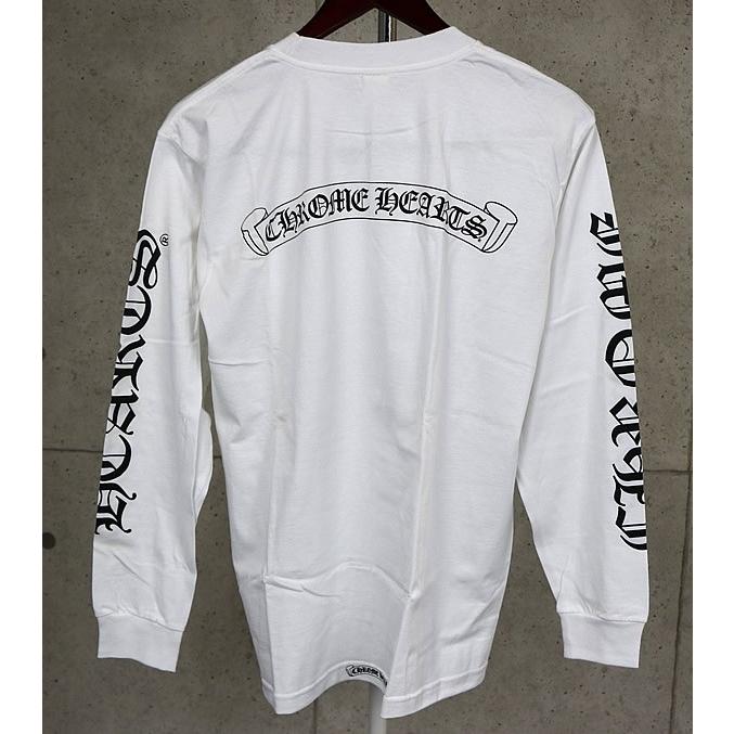 クロムハーツ　スクロールラベル　ロンt クロムハーツロングTシャツスクロールラベルブラック|クロム