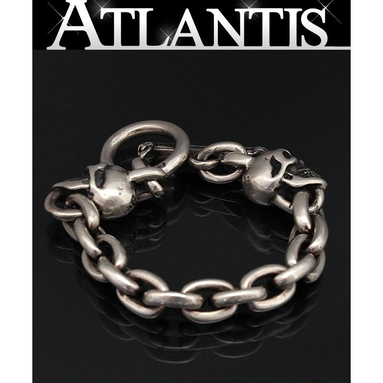 Gaboratory ガボラトリー ガボール 2スカル ブレスレット メンズ