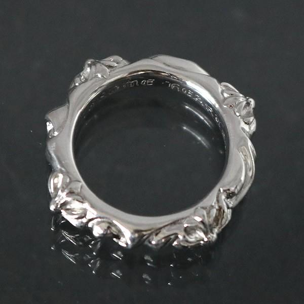 CHROME HEARTS 銀座店 クロムハーツ SBTバンド リング 18K WG 指輪