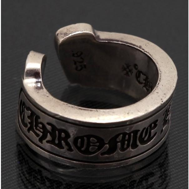 CHROME HEARTS 銀座店 クロムハーツ ラージ スクロールラベル リング