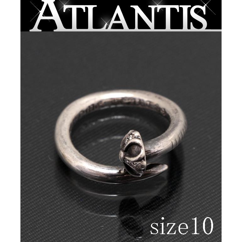 クロムハーツネイルリング パヴェダイヤインボイスあり