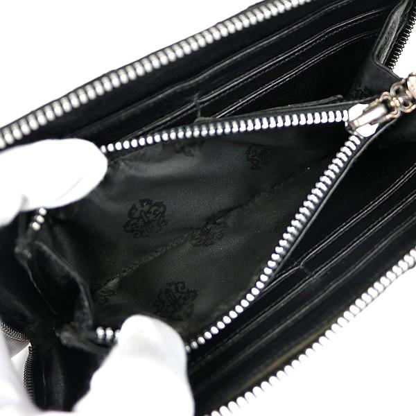 クロムハーツ　クロスパッチ キルテッドセメタリー ラウンドファスナー　長財布 クロムハーツ クロスパッチ キルテッドセメタリー ラウンドファスナー