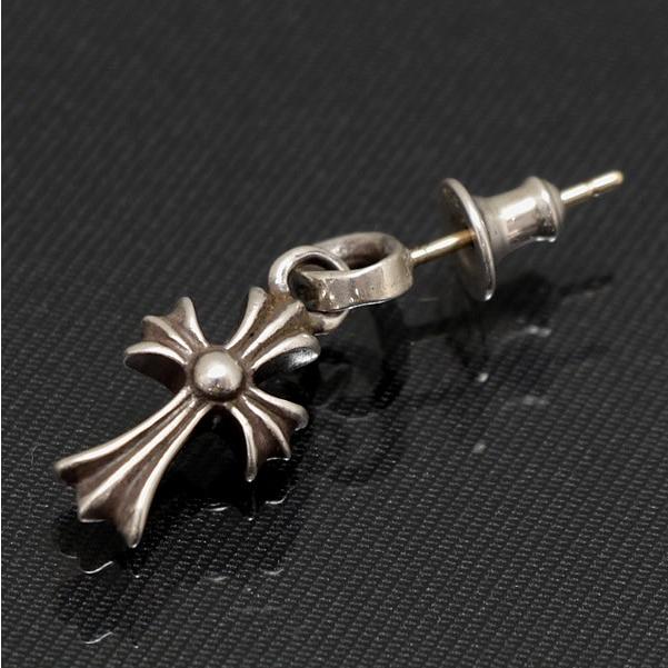 ベイビーファットピアス CHROME HEARTS 銀座店 クロムハーツ ベイビーファットクロス パヴェ