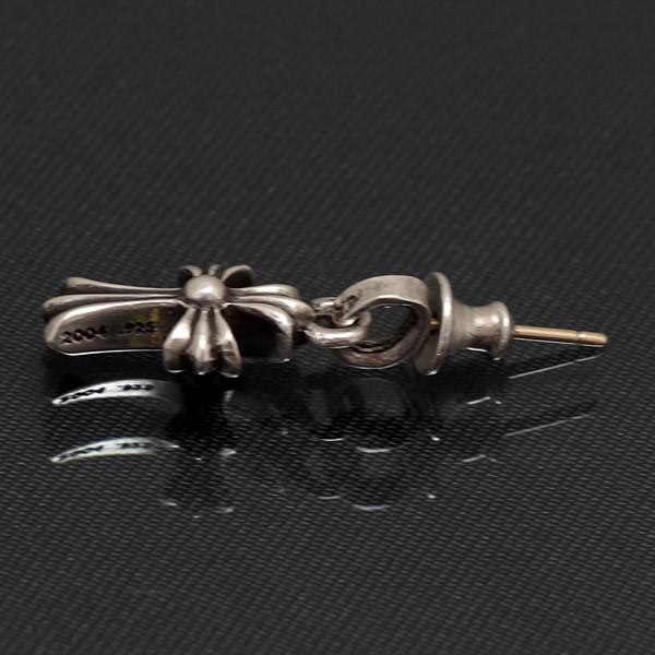 CHROME HEARTS クロムハーツ ベイビーファットクロス ドロップ ピアス