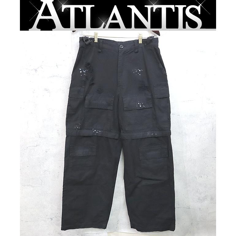 BALENCIAGA 新宿店 バレンシアガ ダメージ加工 ラージカーゴパンツ