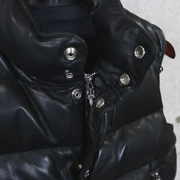 CHROME HEARTS 新宿店 クロムハーツ STIFF レザー ベスト クロスボタン