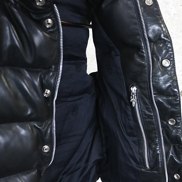 CHROME HEARTS 新宿店 クロムハーツ STIFF レザー ベスト クロスボタン