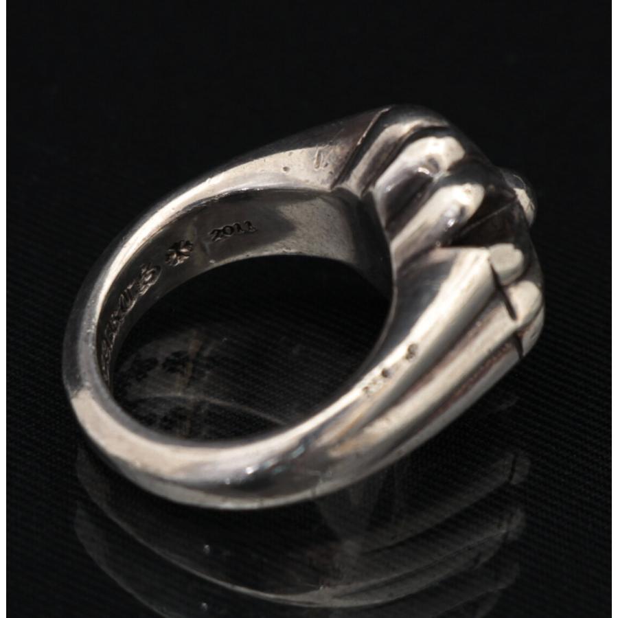 CHROME HEARTS 銀座店 クロムハーツ ラージ カットアウト CHプラス リング 指輪 SV925 約16号 99384 ...