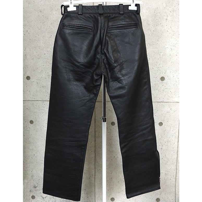 CHROME HEARTS 銀座店 クロムハーツ SALE フレアニー レザーパンツ 裾