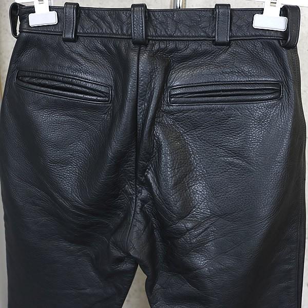 CHROME HEARTS 銀座店 クロムハーツ SALE フレアニー レザーパンツ 裾