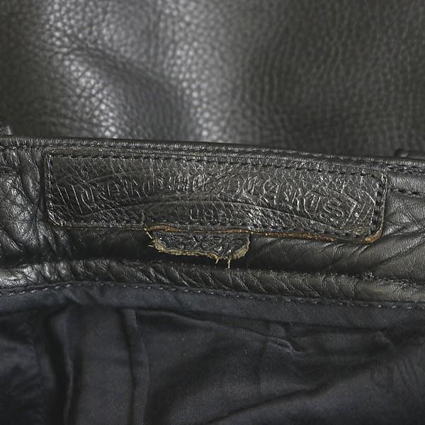 CHROME HEARTS 銀座店 クロムハーツ SALE フレアニー レザーパンツ 裾