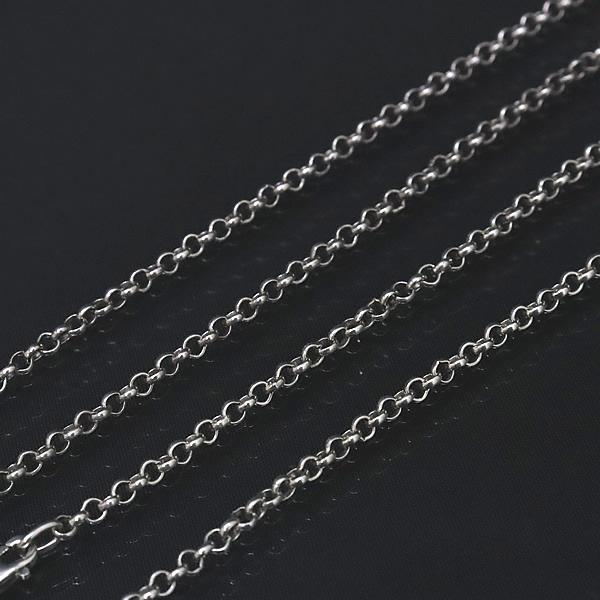 クロムハーツ　ロールチェーン　ネックレス　シルバー925 CHROME HEARTS 銀座店 クロムハーツ ロールチェーン ネックレス メンズ