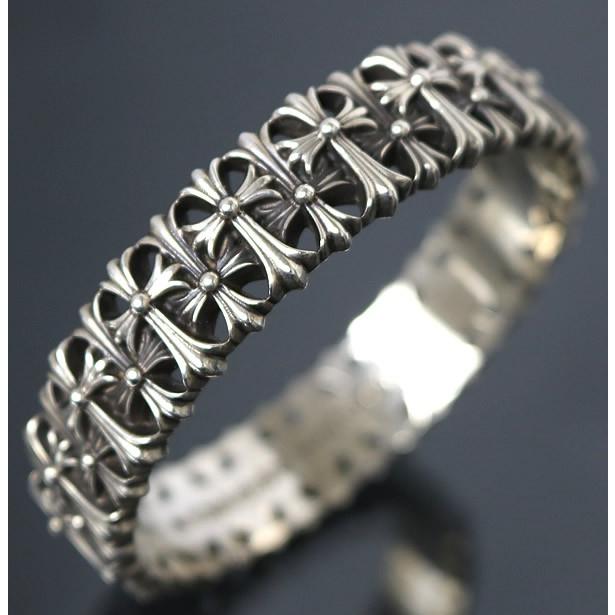 CHROME HEARTS クロムハーツ セメタリークロス バングル シルバー