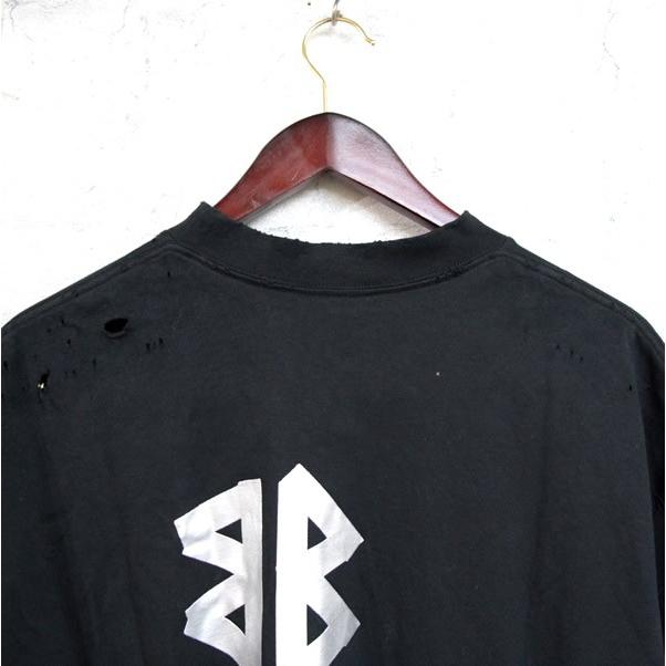 BALENCIAGA 銀座店 バレンシアガ テープロゴ ヴィンテージ加工 Tシャツ