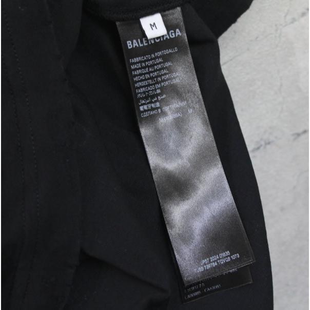 BALENCIAGA 銀座店 バレンシアガ テープロゴ ヴィンテージ加工 Tシャツ