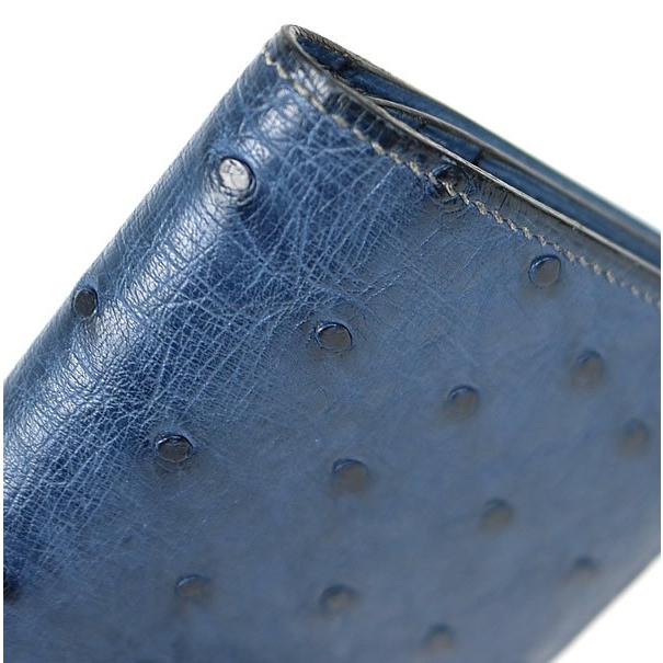 HERMES 銀座店 エルメス ベアンスフレ オーストリッチ □K刻印 二  