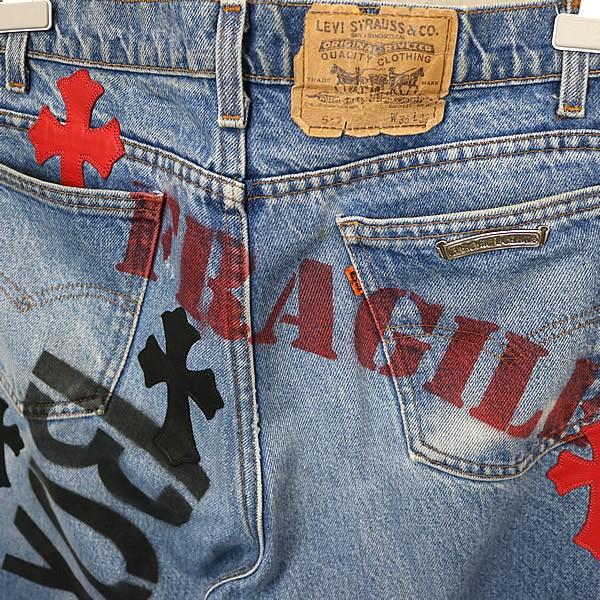 CHROME HEARTS 銀座店 クロムハーツ リーバイス 517 クロスパッチ