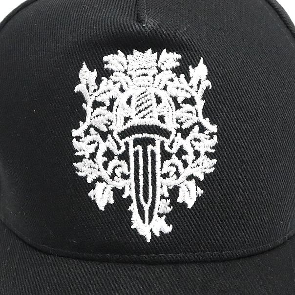 クロムハーツ ヴァインダガー刺繍 トラッカーキャップ 帽子 メンズ CHROME HEARTS 銀座店 クロムハーツ ヴァインダガー刺繍 トラッカー