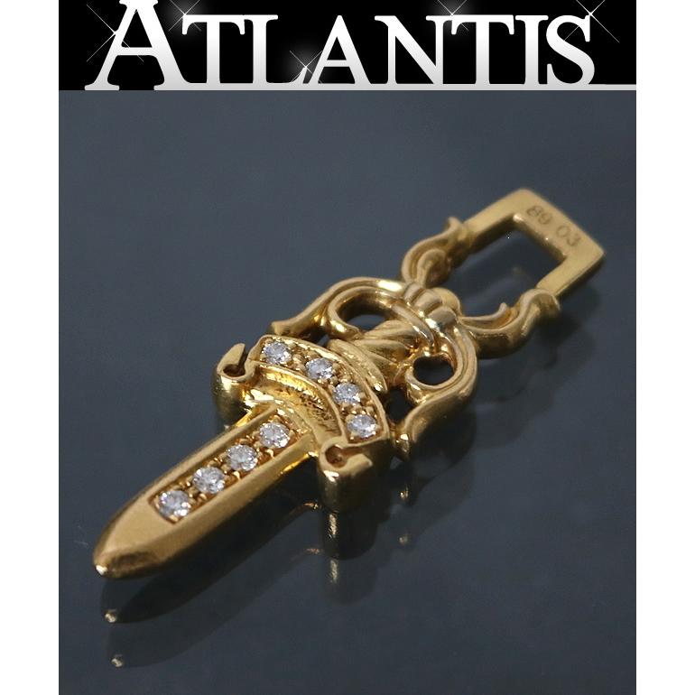 CHROME HEARTS 銀座店 クロムハーツ 22K #10 ダガー ペンダント