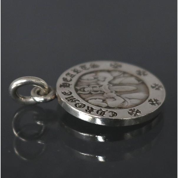 【CHROMEHEARTS】エンジェルメダルチャーム ペンダントトップ クロムハーツオーバルエンジェルメダルチャームV2|クロムハーツ