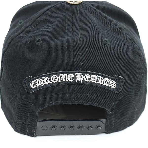 CHROME HEARTS キャップ 黒 CHROME HEARTS 銀座店 クロムハーツ クロス 刺繍 トラッカー