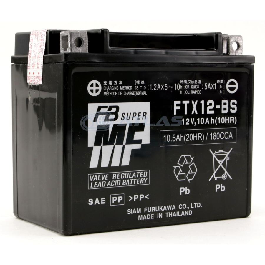 古河電池 バイク バッテリー FURUKAWA BATTERY FTX12-BS 液入り充電