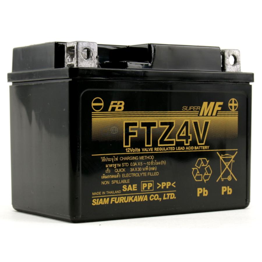 バイク バッテリー古河電池 FURUKAWA BATTERY FTZ4V 初期充電済み メーカー1年保証 互換GTZ4V YTZ4V｜atlas-parts｜02