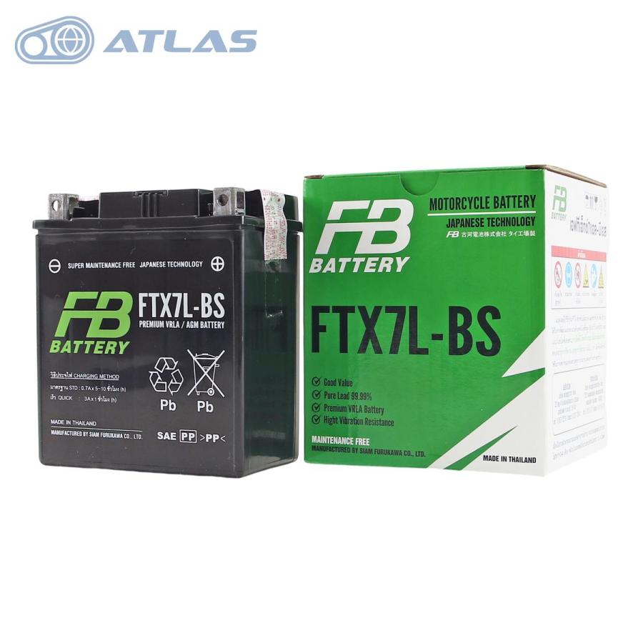 古河電池 バイク バッテリー FB SIAM FURUKAWA BATTERY FTX7L-BS 古河電池 バイク バッテリー FB SIAM FURUKAWA BATTERY FTX7L-BS