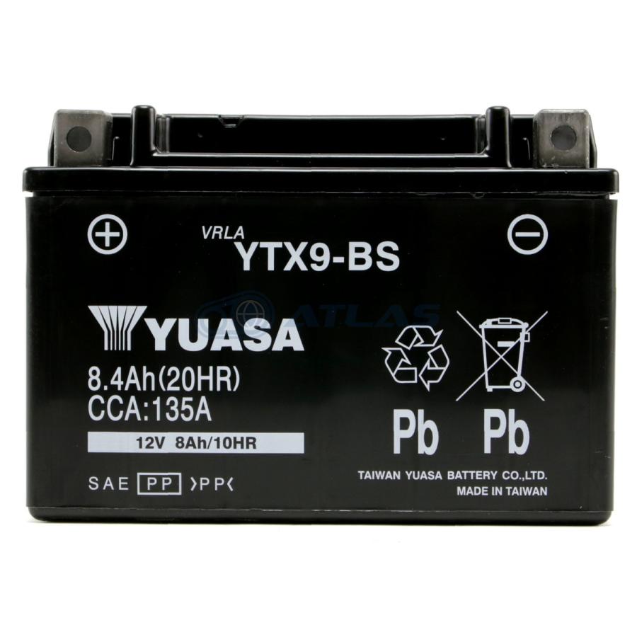 バイク バッテリー台湾ユアサ セール商品 YTX9-BS 64％以上節約 液入り充電済み 1年保証 互換 FTX9-BS TAIWAN YUASA GTX9-BS