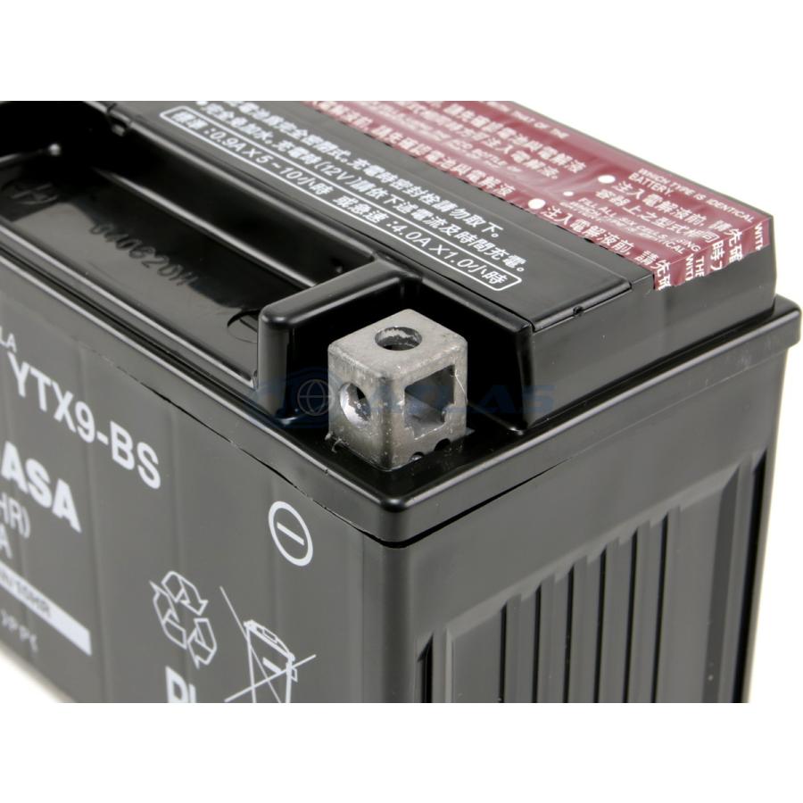 GSユアサ バイク バッテリー 台湾ユアサ YTX9-BS 液入り充電済み 1年