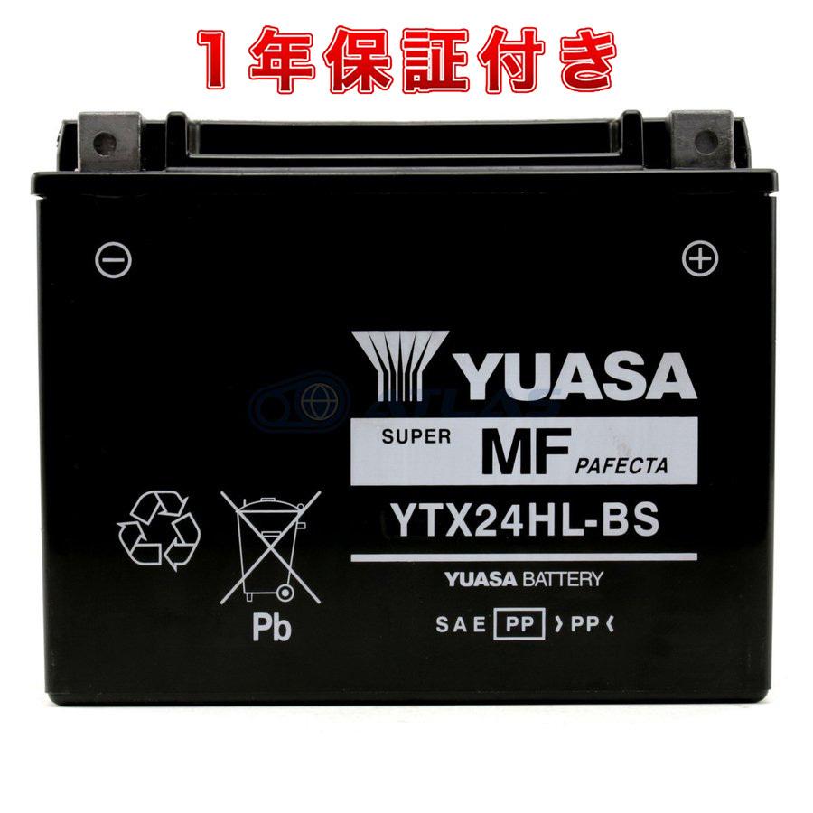 GSユアサ バイク バッテリー 台湾YUASA YTX24HL-BS 液入り充電済み 1年