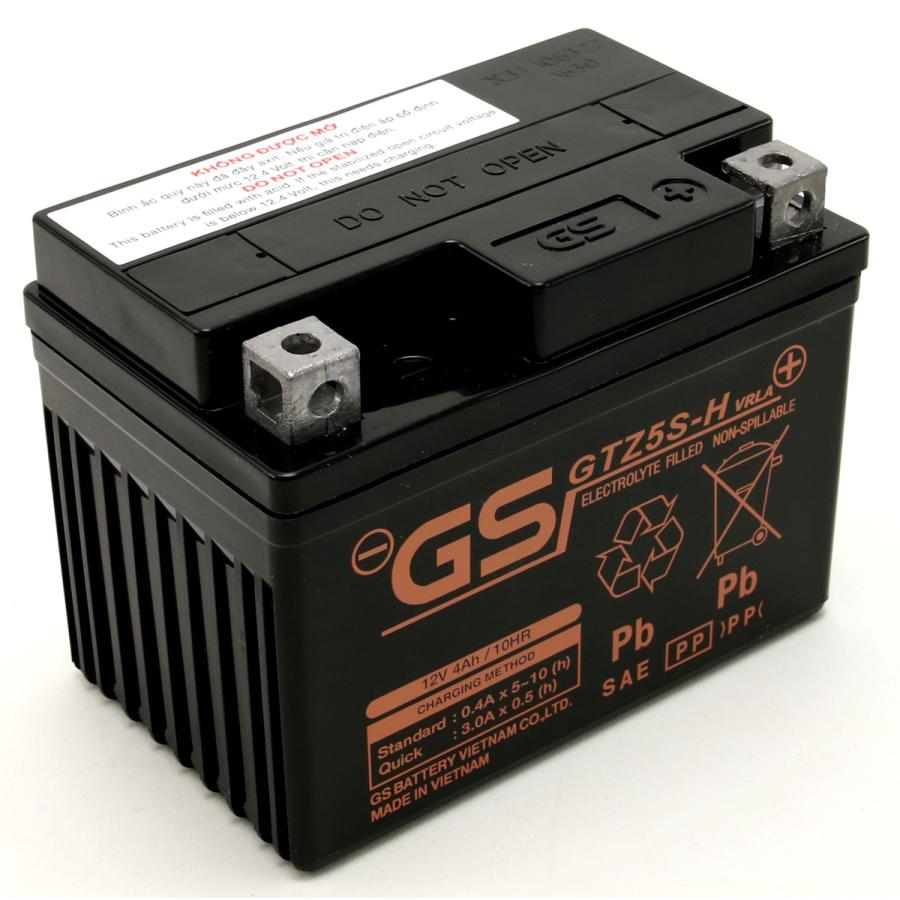 ベトナムGS GTZ5S-H 液入り充電済み GS YUASA GTZ5S YTZ5S GTZ4V YTZ4V互換｜atlas-parts｜04