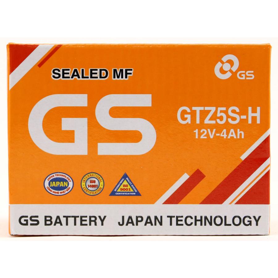 ベトナムGS GTZ5S-H 液入り充電済み GS YUASA GTZ5S YTZ5S GTZ4V YTZ4V互換｜atlas-parts｜05