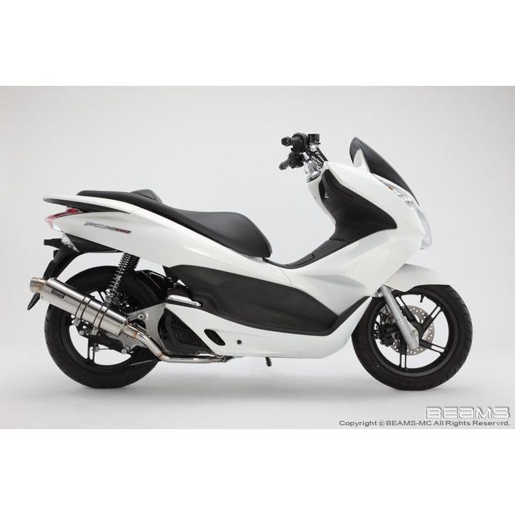 BEAMS B145-53-008 PCX 150 R-EVO ステンレスサイレンサー ビームス マフラー｜atlas-parts｜02