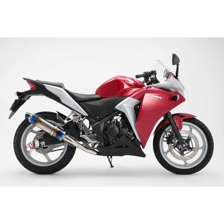 BEAMS D143-53-P1S CBR250R ~2013 R-EVOスリップオン ヒートチタンサイレンサー ビームス マフラー｜atlas-parts｜02