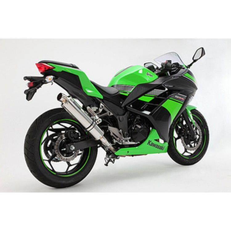 BEAMS G415-53-P6J Ninja250 ニンジャ '13~ R-EVOスリップオン ステンレス JMCA ビームス マフラー｜atlas-parts