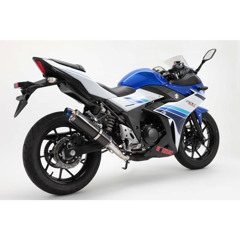 スズキgsx250r BEAMS製カーボンマフラー BEAMS GSX250R マフラー G335-53-P2J 2BK-DN11A R-EVO カーボン