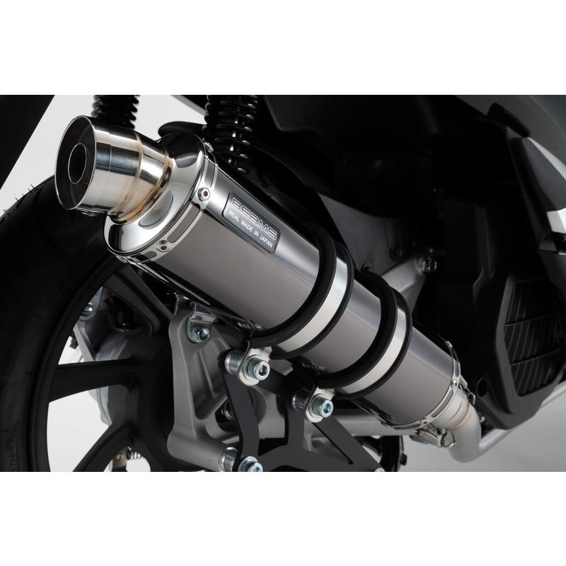 BEAMS マフラー G179-53-005 PCX125 18~ 2BJ-JF81 R-EVO スーパーメタルブラック フルエキ ビームス｜atlas-parts｜02