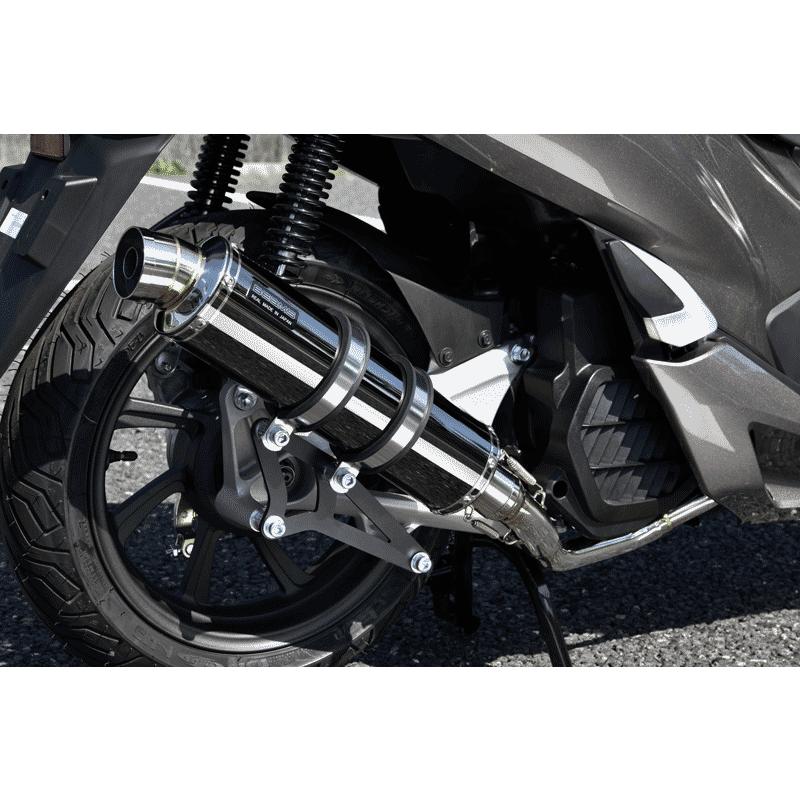 BEAMS マフラー G179-53-005 PCX125 18~ 2BJ-JF81 R-EVO スーパーメタルブラック フルエキ ビームス｜atlas-parts｜04