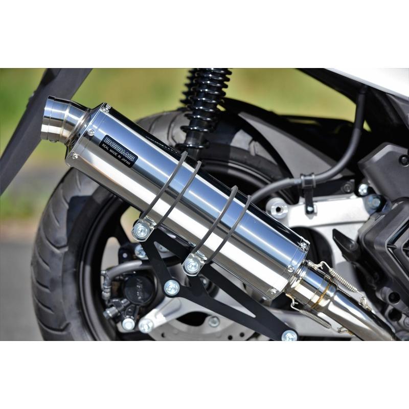 BEAMS G196-53-008 PCX160 2021~ 2BK-KF47 R-EVO ステンレス ビームス マフラーの画像