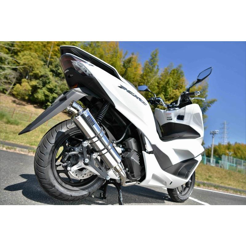 BEAMS G196-53-008 PCX160 2021~ 2BK-KF47 R-EVO ステンレス ビームス マフラーの画像